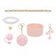 thumbnail image 4 of Juego de accesorios para tazas, juego de colgantes para tazas, adorno decorativo con flores, bonitos llaveros con dijes, juego de cadenas para tazas Rosa claro, 4 of 8