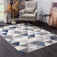 thumbnail image 1 of 4 x 6 ft. Navy Blue Geometric Diamond Area Rug, 1 of 1