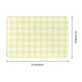 thumbnail image 3 of Goofa 16"x24" Inches Lemon Yellow Checkboard Doormats for Outdoor Entrance - Non-Slip Welcome Mat, Heavy Duty Door Mats Outdoor, Spring Doormat, 3 of 9