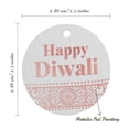 thumbnail image 6 of Inkdotpot Real Rose Gold Foil Happy Diwali Tags Favor Hang Paper Tags 50 Pieces, 6 of 7