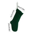 thumbnail image 3 of Steadlien Minimalist Solid Color Knit Christmas Stocking for Holiday Storage Featuring Soft Polyester Material and Generous 18-Inch Size Perfect for Small Gifts and Candy, 3 of 7