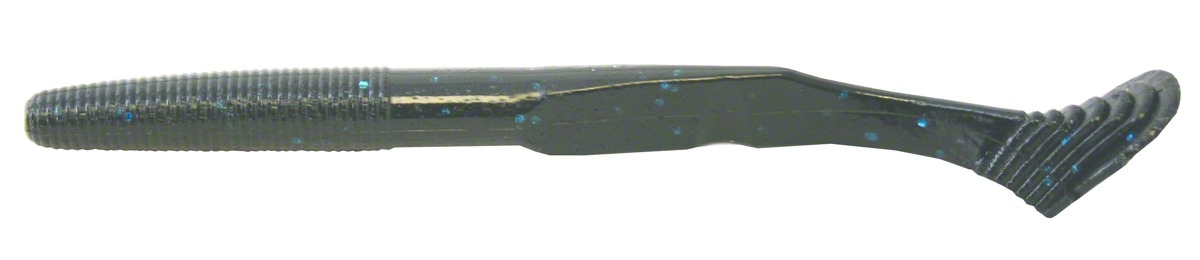 Gary Yamamoto 5" Senko Bait - Black With Blue Flake, Soft Plastic Swimbait (10 Pack)