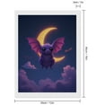 thumbnail image 2 of Diamond Art Kit for Adults, Adorable Purple Bat Night Sky Diamond Painting for Adults Beginners, 5D DIY Diamond Art Painting Kits, Colorful Diamond Painting Craft for Home Decor 12x16, 2 of 7