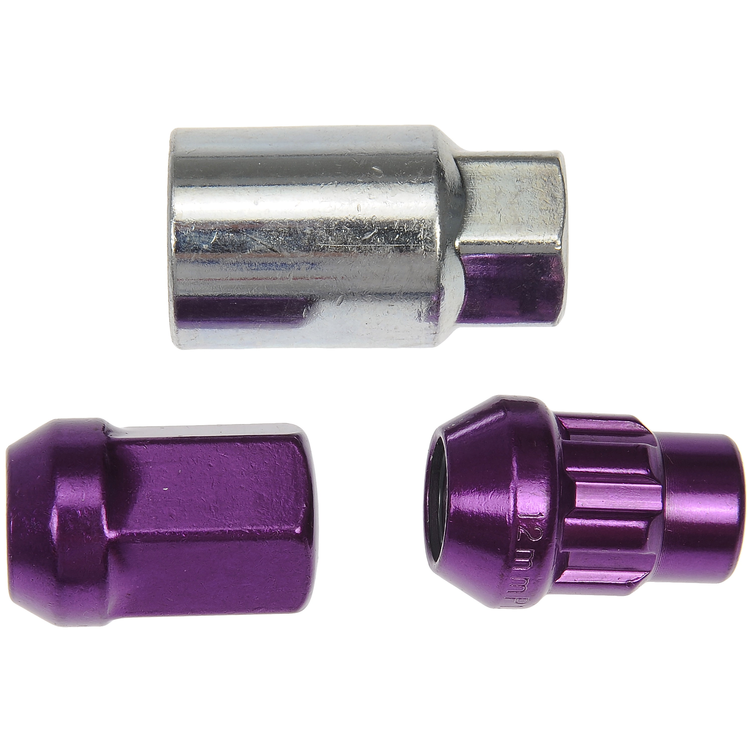 Dorman 713-375J Wheel Lug Nut for Specific Models, Purple Chrome (Pack of 20)