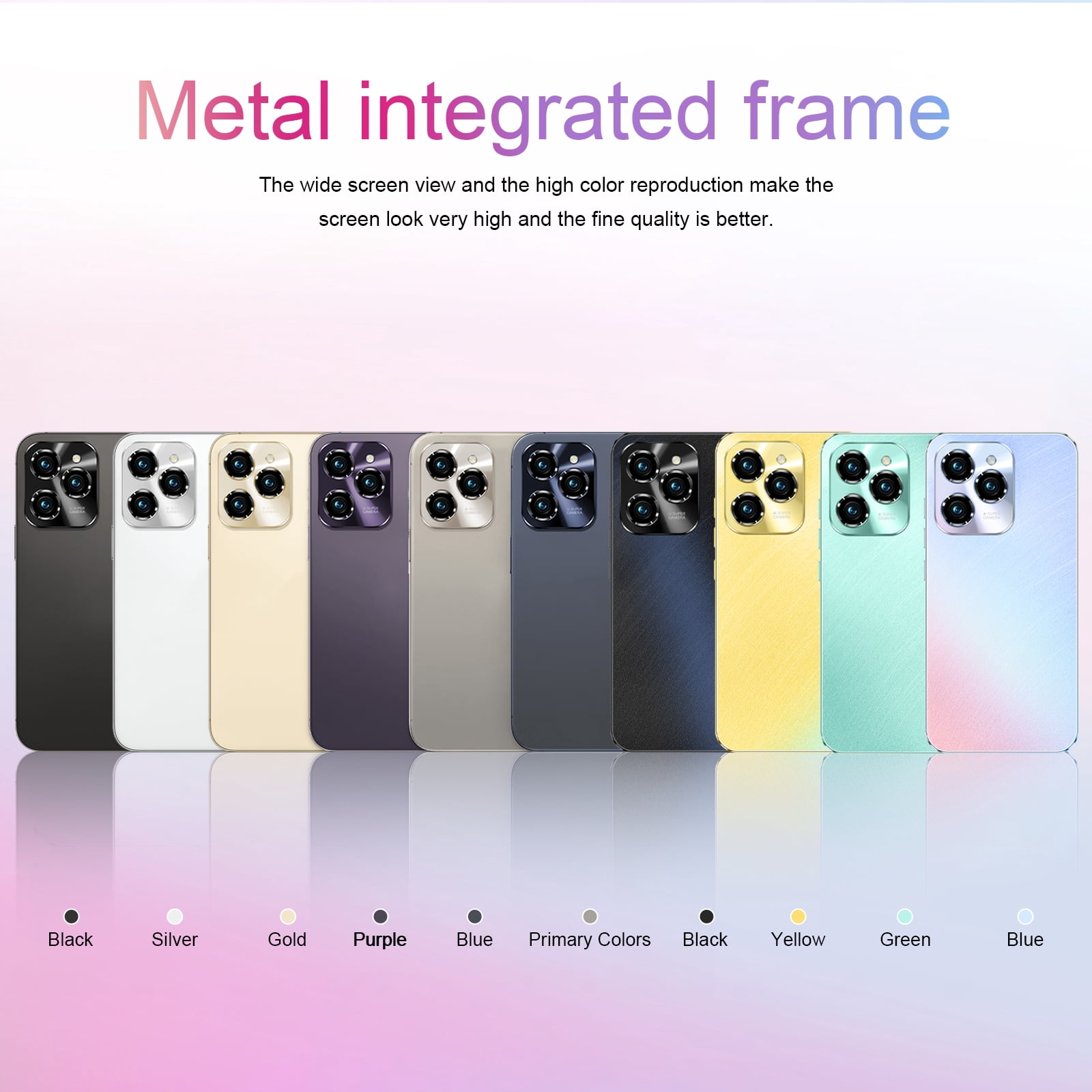 HOT 40 Pro Unlocked Phone, Mobile Phones, 5G Cell Phone 4GB+128GB Smartphone Android 13.0, 6.8 Inch FHD+ Display 120Hz 64MP Camera, 6800mAh Battery