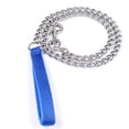 thumbnail image 2 of Pet Dog Walking Training Chain Lead Leash for Small Medium Large Dogs(Blue 2mm*120cm), 2 of 2