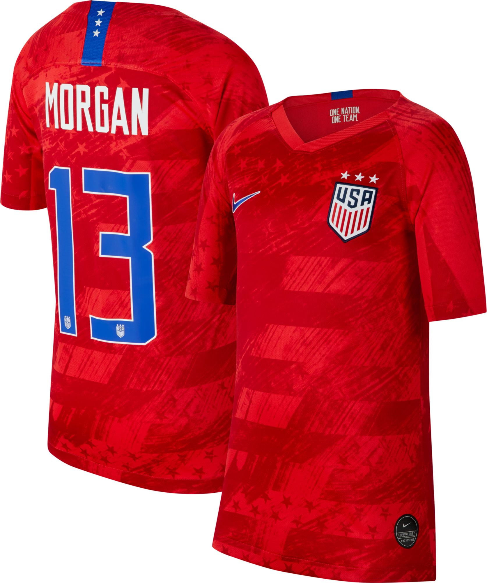 youth usa women's soccer jersey