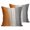 Orange, variant on Throw Pillow Covers 18x18 Inch Set of 2 Black Grey Wood Grain Decorative Pillows Cushion Case Soft Square Pillowcases Farm Wooden Throw Pillows for Couch Sofa Bed Chair Home Decor