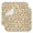 Pioneer Flower Floral-1, variant on Pioneer Flower Floral Print Pattern Kitchen Dish Drying Mat 1 Pack, Ultra Absorbent Microfiber Drainer Mat, 16"x18"