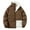 Coffee, variant on Jinhomg Winter Coat for Women 2025 Soft Cozy Fleece Lined Puffer Jacket Plus Size Thermal Long Sleeve Full-Zip Outerwear with Pockets Spring Saving Clearance Beige XXL