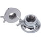 thumbnail image 1 of Barbell Lock Ring Dumbbell Hexagonal Nut Cap For Weight Training Fitness Exercise (silver) (2pcs), 1 of 5
