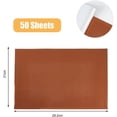 thumbnail image 2 of 50 Sheets Toner Reactive Foil 29.5x21cm Rectangle Metallic Transfer Foil Paper Brown Reactive Foil for Laser Printer+Laminator DIY Craft Embossing Scrapbooking Cards Brown, 2 of 6