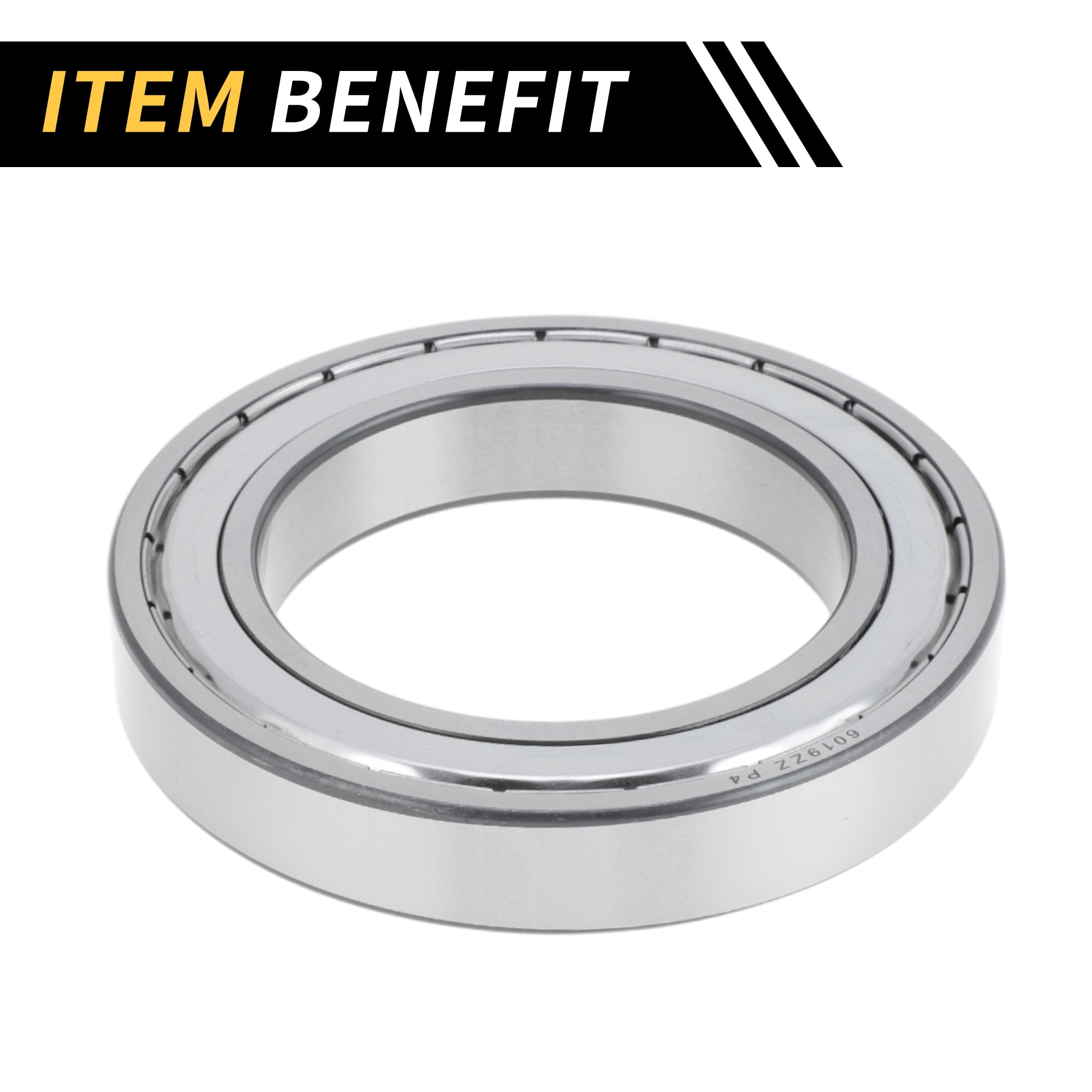 Unique Bargains 6019ZZ Deep Groove Ball Bearings 95x145x24mm P4 Double Metal Seal Lubricated Bearings 1 Pcs