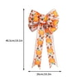 thumbnail image 3 of DefiDgd Fall Pumpkin Bows for Wreath and Tree,Thanksgiving Farmhouse Craft Bows for Front Door Fall Thanksgiving Day Party Decorations Supplies(E), 3 of 3