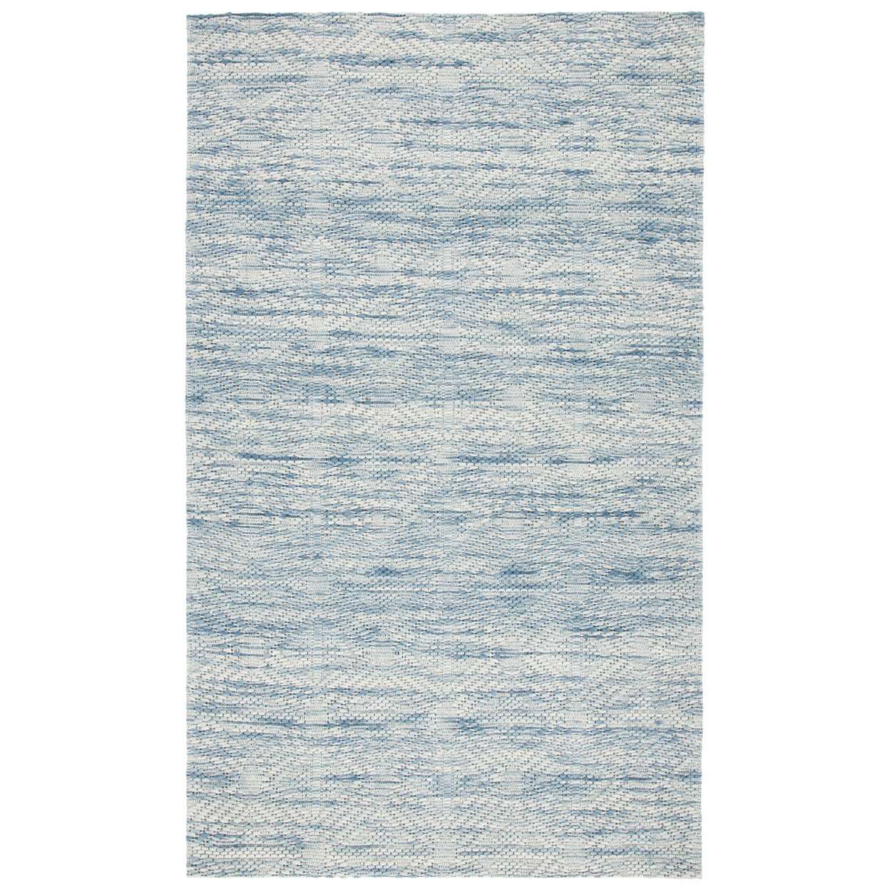 SAFAVIEH Marbella Rhonda Diamond Area Rug, Light Blue/Beige, 5' x 8'