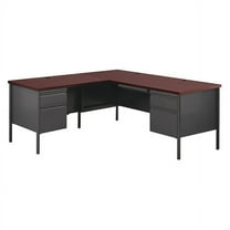 Hirsh L Shaped Desk L-Shape Desk, 72" D X 29-1/2" H, 66" W X 20454