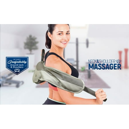 Shiatsu Massager Kneading Massage Therapy for Back, Neck and Shoulder Pain Relieves Sore Muscles Total Body