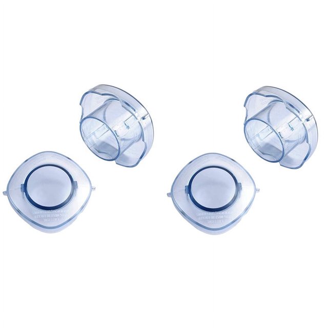 4 tapones de tapa para licuadora, repuestos aptos para máquina de bebidas de 2 velocidades, Vita Prep, enchufe de perfil alto de 64 oz