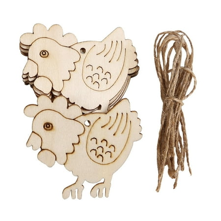 

Toyfunny Easter Decoration Pendant DIY Wooden Hand Painted Wooden Board Children s Hand Painting Carving Pendant
