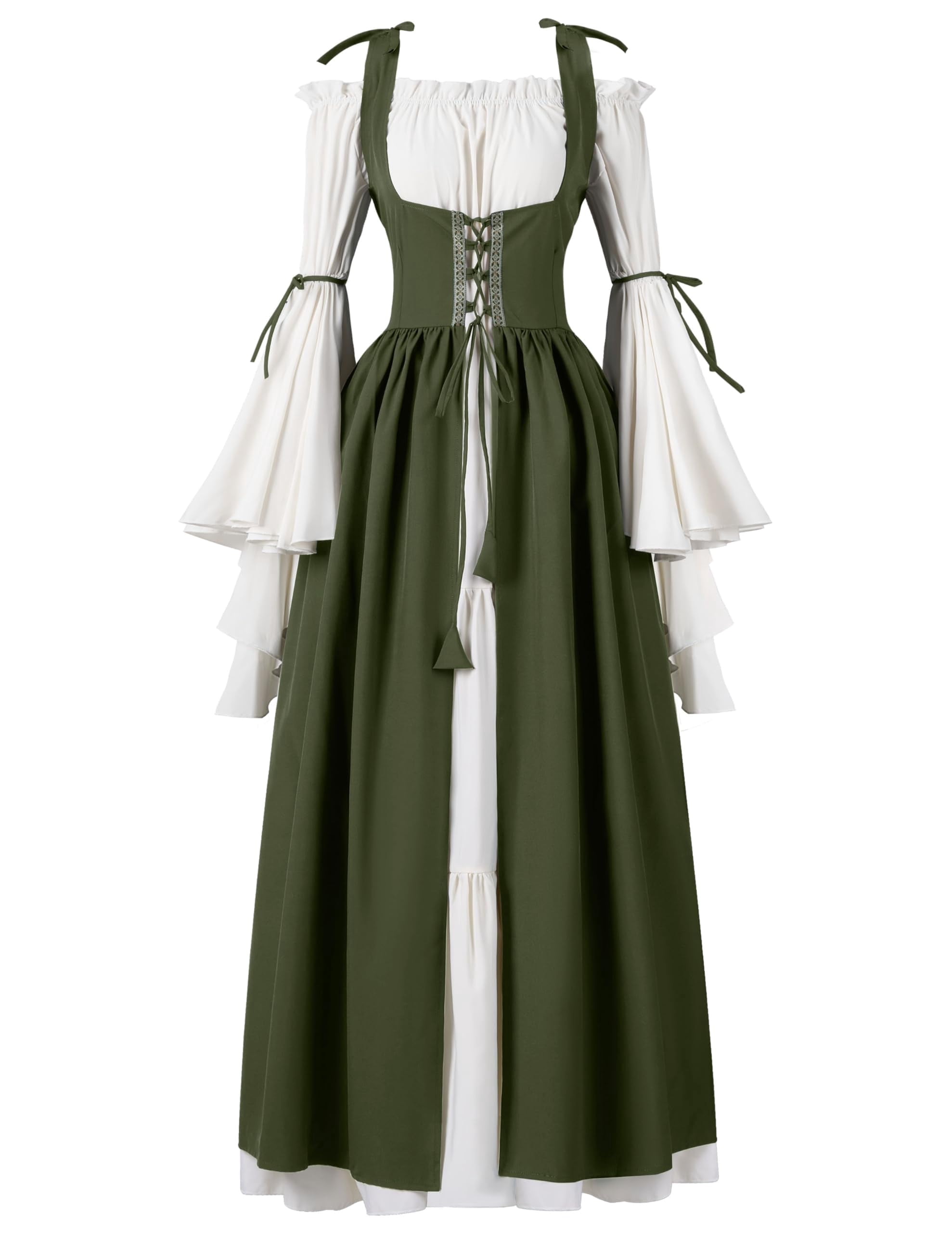 pilgrim dress girl-colonial-prairie-floral-dress-medieval-pilgrim-costume -with-apron-and-bonnet-6105887.jpg?v=1752813996 Elastic waist will stretch up to 39”. Pilgrim Girl Child Costume Medium