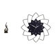 thumbnail image 1 of Escultura abstracta de fuego,Estatua de arte abstracto,adorno para decoración del hogar,Reloj de pared grande,Reloj de pared acrílico silencioso,sin tictac,Reloj de pared grande para, 1 of 8