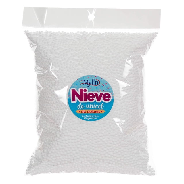 Bolitas de nieve Fantasias Miguel Nieve Unicel Blanco 25g 1pz