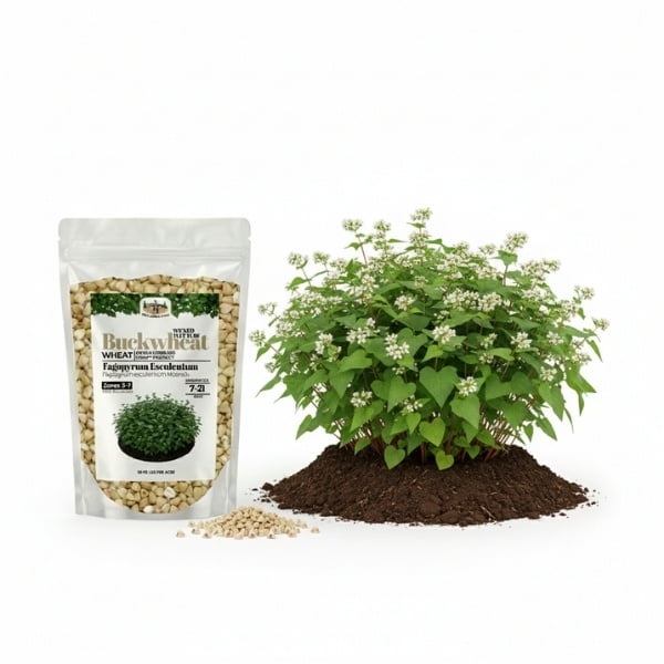 Old Cobblers Farm™ Wicked Tuff Turf Buckwheat (Other Forages) (5 lbs | 10 lbs | 15 lbs | 20 lbs) (10lbs)