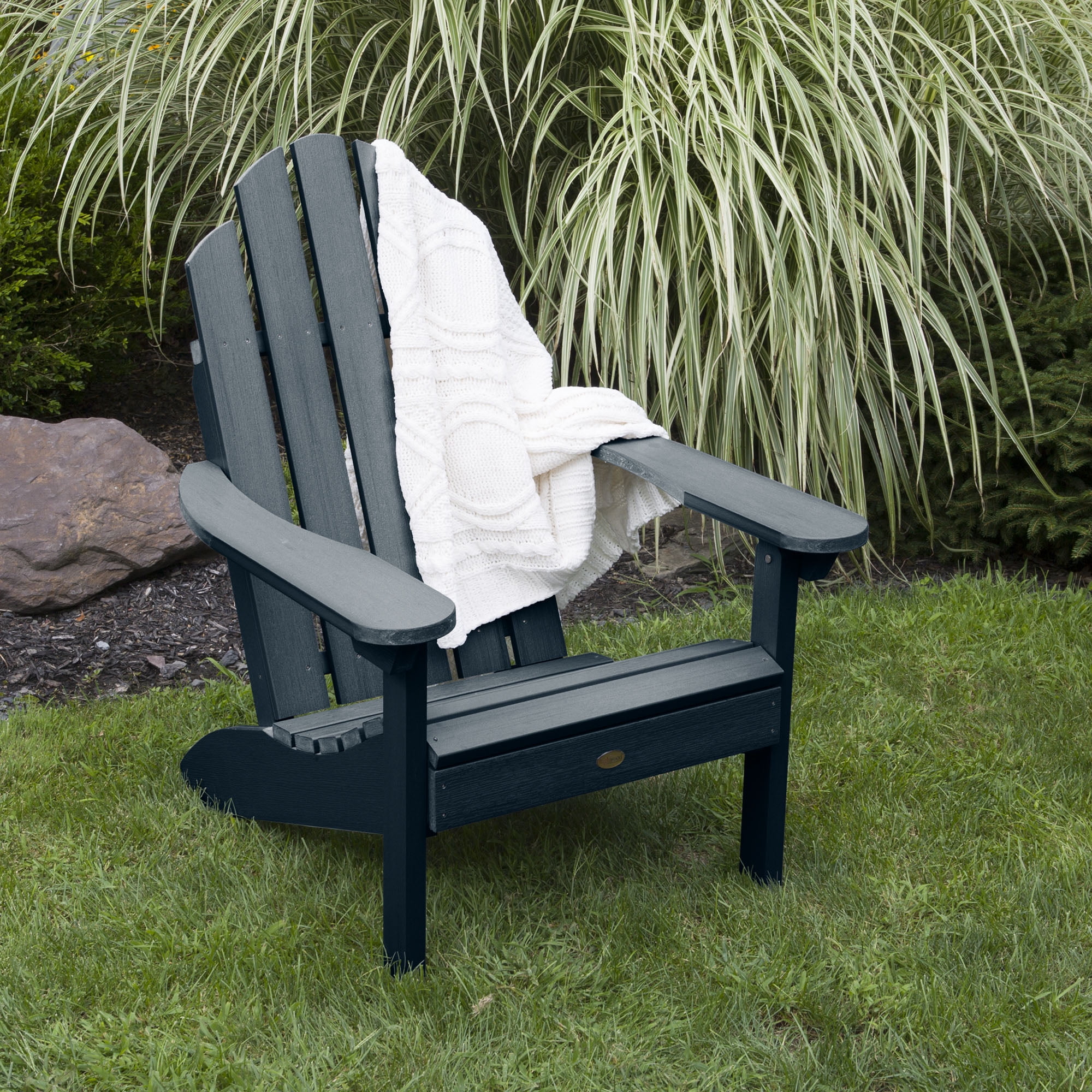 Highwood Classic Westport Adirondack Chair - Outdoor, Eco-friendly, Synthetic Wood