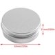 thumbnail image 3 of 20 tarros de aluminio, 30 ml, tarros vacíos para cosméticos, bálsamo, vela, almacenamiento de viaje (plata) TUNC Sencillez, 3 of 5