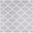 thumbnail image 3 of SAFAVIEH Cambridge Liam Geometric Wool Area Rug, Lavender/Ivory, 6' x 6' Square, 3 of 7