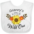 thumbnail image 3 of Inktastic Granny's Little Wild 1 with Beautiful Sunflower Boys or Girls Baby Bib, 3 of 4