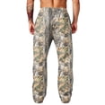 thumbnail image 7 of LTTVQM Woodland Camo Wide Leg Sweat Pants All Season Realtree Leaf Camo Breathable Light Fabric Mens Summer Wide Leg Full Length Trousers Earthy Yellow XL, 7 of 7
