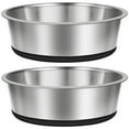 thumbnail image 1 of Dog Bowls Taglory de acero inoxidable, juego de 2 para perros medianos, 1 of 6