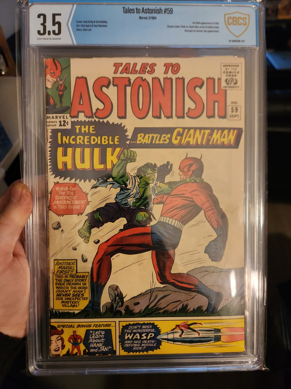 Cover of Tales to Astonish #59