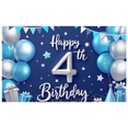thumbnail image 2 of Colorful Balloons Birthday Banner Decorative Design Happy Birthday Event Decoration Backdrop for Kids Party Indoor Celebration Photography, 2 of 7