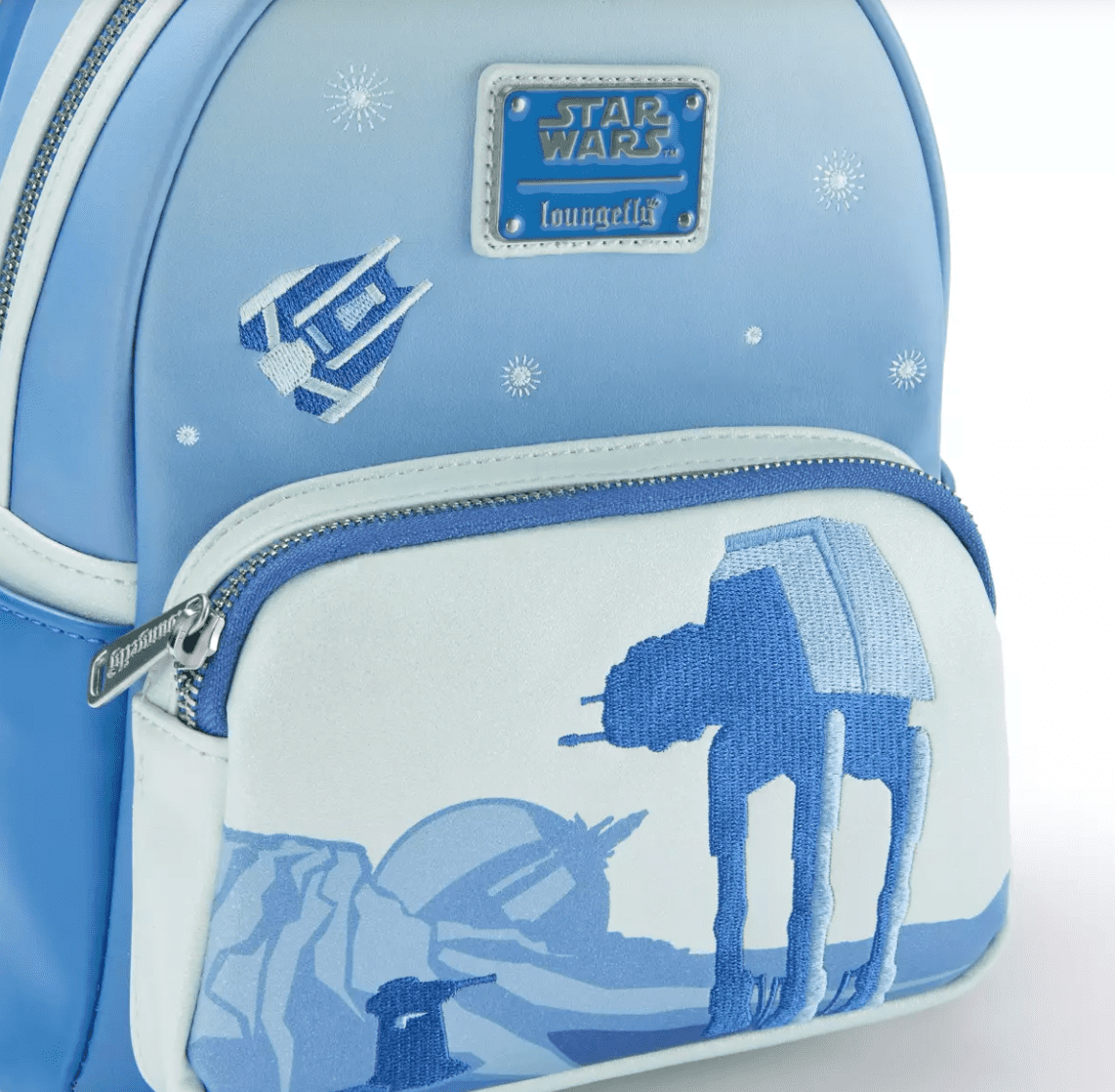 Disney Parks Star Wars Hoth Loungefly Mini Backpack New with  display picture 1