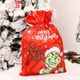 thumbnail image 5 of ZHAOCHENG Bolsa de regalo de lona navideña, bolsa de regalo navideña reutilizable con cuerda de Papá Noel, 5 of 5