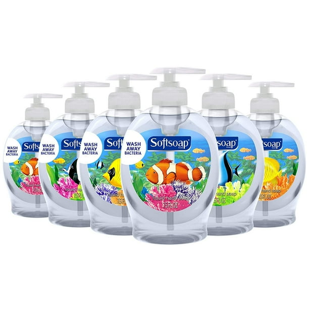 Softsoap Liquid Hand Soap, Aquarium Series 7.5 fluid ounces (6 Pack)