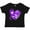 AB-Black, variant on Inktastic Alzheimers Awareness Purple Ribbon Around Heart Boys or Girls Baby T-Shirt