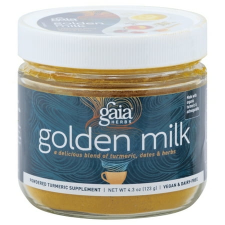 Gaia Herbs Organic Golden Milk 3 7 Oz Walmart Com