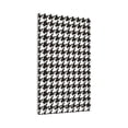 thumbnail image 2 of Kll Houndstooth Black And White Wall Plate,Gloss Finish,Standard Size 1 - 5" X 3", Polycarbonate Thermoplastic,Electric Receptacle Plug Covers, 2 of 8