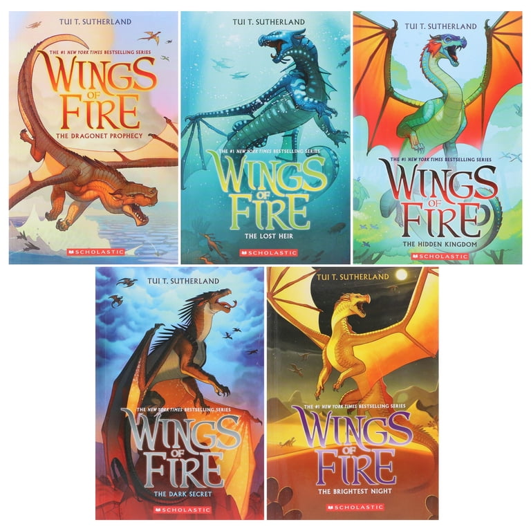 Wings of Fire Boxset, Books 1-5 Hardcover with Five-Book
