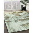 thumbnail image 2 of Ahgly Company Indoor Rectangle Abstract Tan Brown Gold Area Rugs, 2' x 5', 2 of 6
