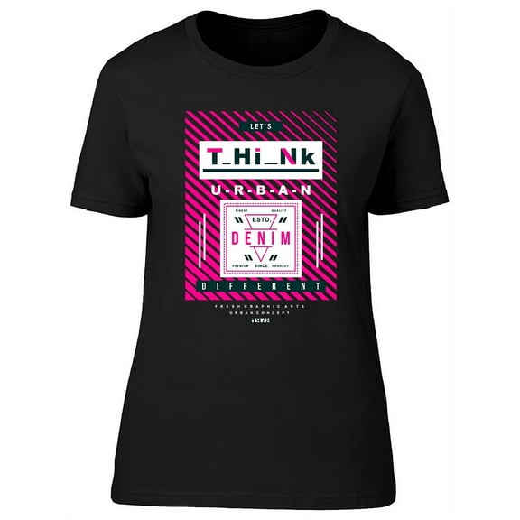 Think Urban Graphic T-Shirt Women -Image by Shutterstock, Female XX-Large
