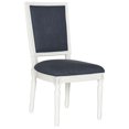 thumbnail image 4 of Safavieh BUCHANAN 19''H FRENCH BRASSERIE LINEN RECT SIDE CHAIR, FOX6229C-SET2, 4 of 6