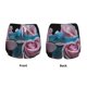 thumbnail image 3 of Balery Blue Lipped Pit Viper And Three Pink Roses Pantalones cortos deportivos para mujer con forro y dos bolsillos, elásticos, para entrenamiento, gimnasio, yoga-Medium, 3 of 7