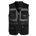 thumbnail image 1 of Veste de Travail Décontractée pour Hommes, Pêche, Voyage, Photo, Cargo, Poches, Imperméable, avec Capuche, 1 of 4