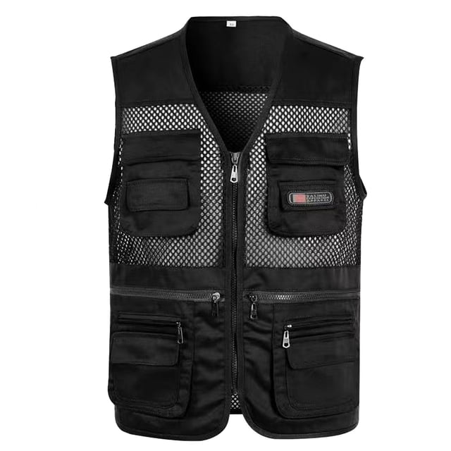 Veste de Travail Décontractée pour Hommes, Pêche, Voyage, Photo, Cargo, Poches, Imperméable, avec Capuche