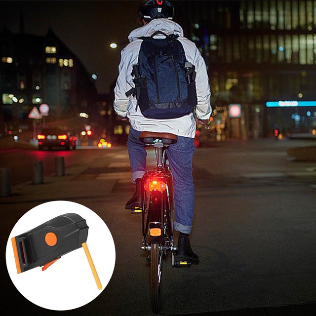 Luz trasera LED para bicicleta - Luz de seguridad recargable por USB para rutas nocturnas, luz trasera impermeable para ciclismo con correa, fácil instalación