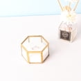 thumbnail image 3 of Caja de anillo de vidrio geométrico con tapa de seis lados, mini caja de joyería de vidrio de cobre, caja de almacenamiento de joyas, 3 of 5